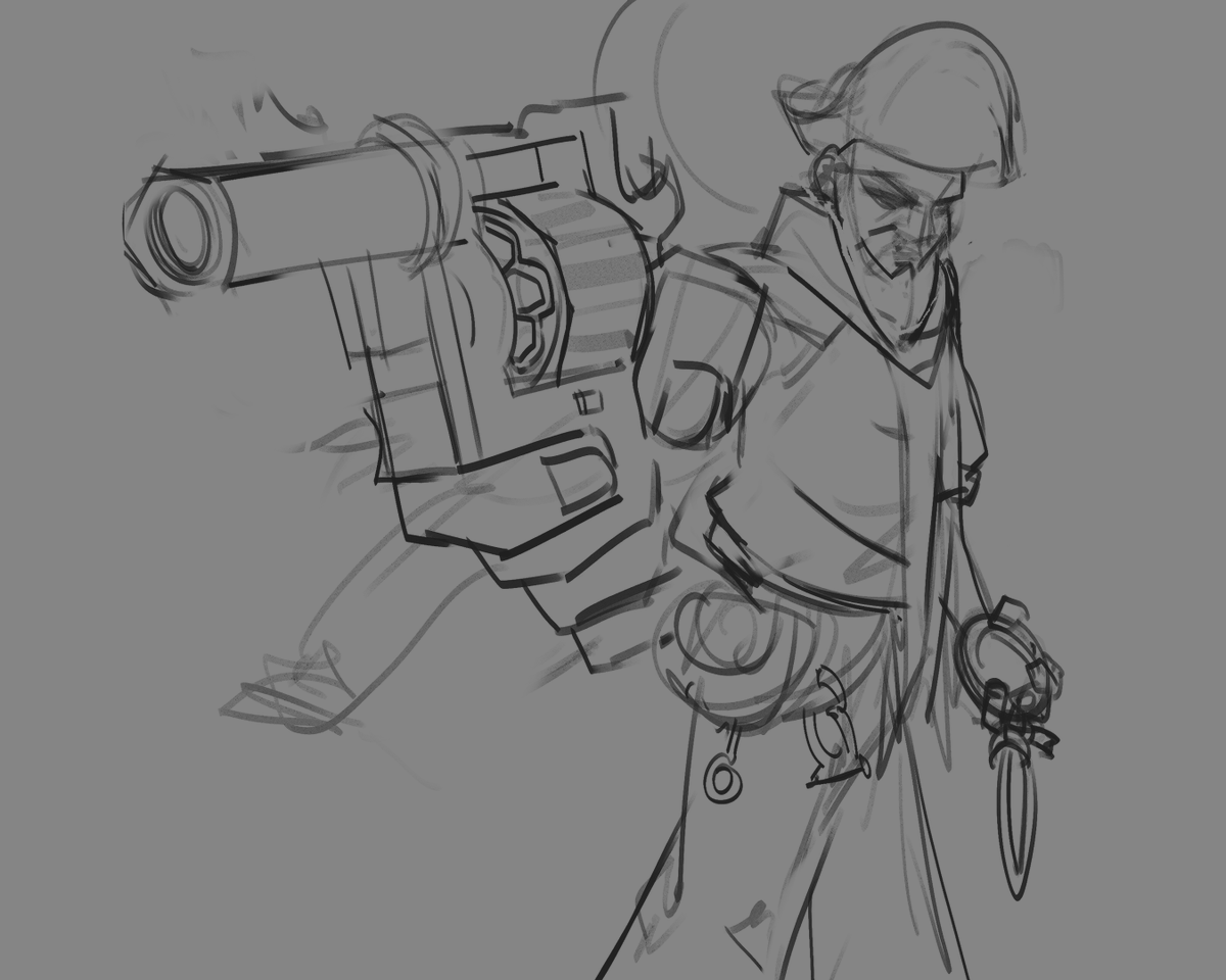 HellClockGame's tweet image. We've got our first piece of Hell Clock Fanart! 🎨🔥
Credit: @SamuelReisArt | #FanartFriday | #IndieGame