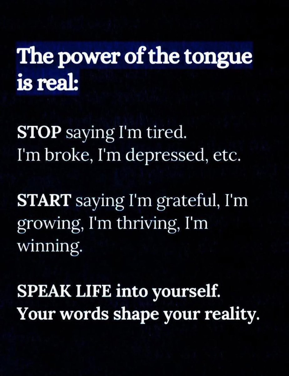 Speak life, my friends and have a wonderful, wonderful weekend. Have fun, have some belly laughs, act like a kid again😁😁