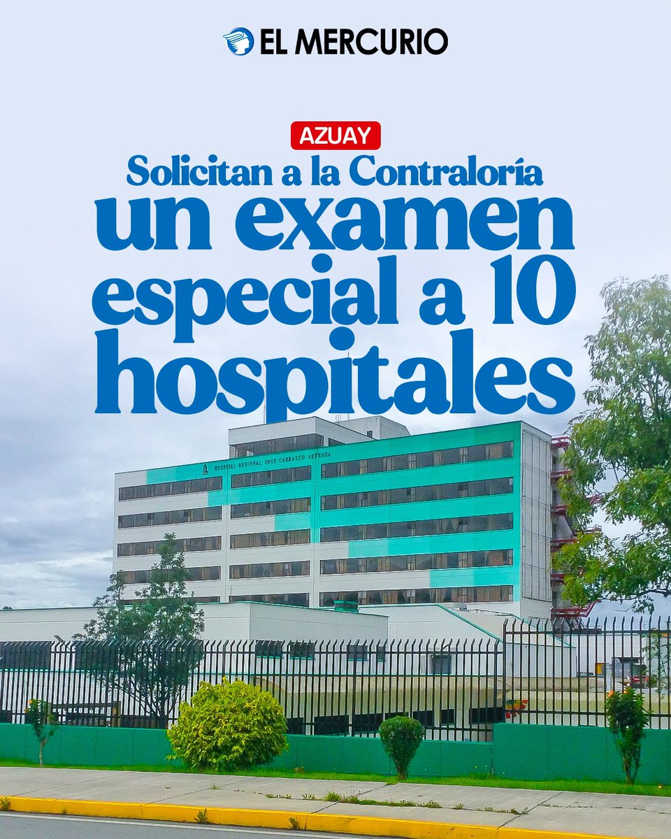 elmercurioec's tweet image. #AZUAY | La asambleísta Mabel Méndez solicitó a la Contraloría un examen especial a los contratos de medicamentos e insumos en 10 hospitales: elmercurio.com.ec/cuenca/2025/07…