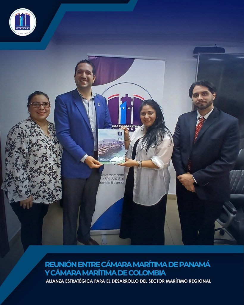 La CMP se reunió con la Cámara Marítima de Colombia para fortalecer lazos, explorar colaboraciones estratégicas y promover el crecimiento del sector marítimo regional. 🌊🤝🇵🇦🇨🇴
#CMP2025 #NuestraIndustriaNuestraRuta