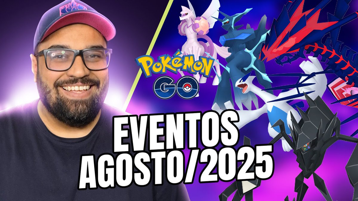 jogadaexcelente's tweet image. LUGIA, NECROZMA, ETERNATUS E MAIS nos eventos do Pokémon GO em agosto de 2025! 🔥 #pokemongo

✅ Confira tudo no vídeo:
🎥 youtu.be/FL6i5tKncn0