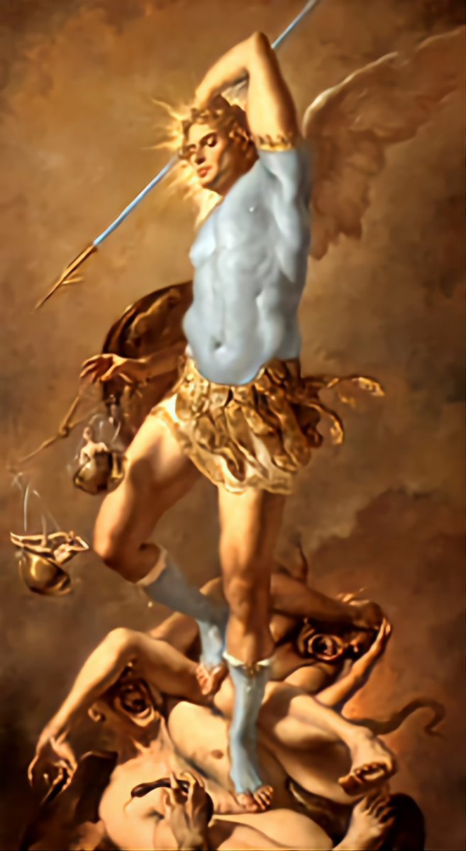 San Miguel Arcángel ruega por nosotros y confunde a nuestros enemigos.

Giovanni Gasparro