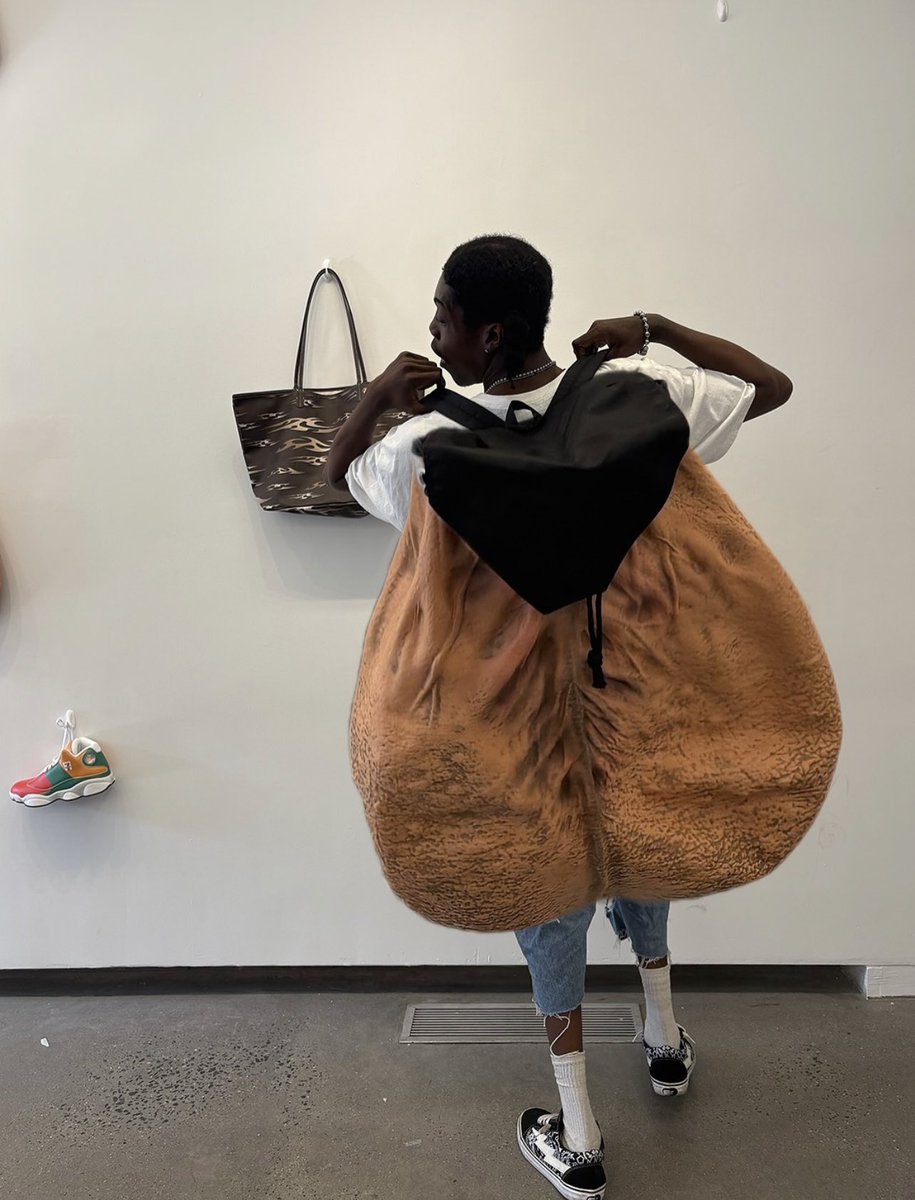 AwfulFitPics's tweet photo. This bag is Nuts 😳 https://t.co/c5hIbtHbZy