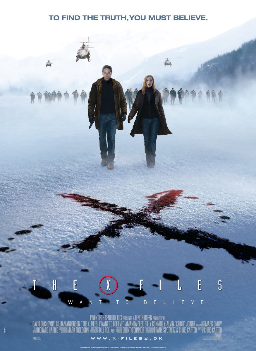FilmNewsNos's tweet image. 🎬MOVIE HISTORY: 17 years ago today, July 25, 2008, the movie ‘The X-Files: I Want to Believe’ opened in theaters!
@davidduchovny #GillianAnderson #AmandaPeet #BillyConnolly @xzibit #MitchPileggi #CallumKeithRennie #AdamGodley #NickiAycox #XanthaRadley #AlexDiakun #XFiles