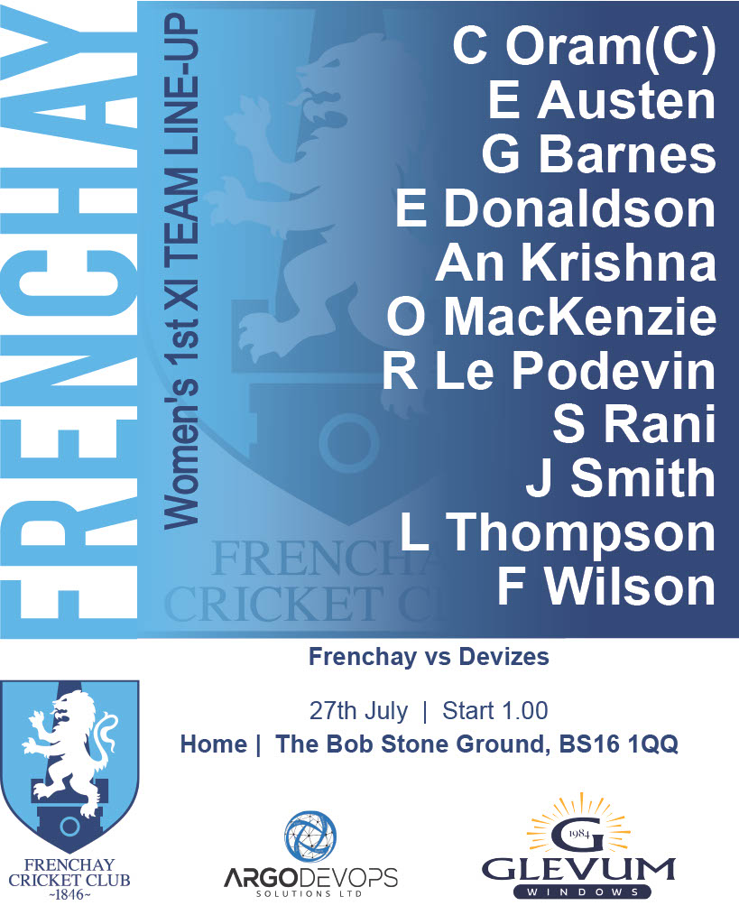 Frenchay CC (@frenchaycc) on Twitter photo The women's 1st Xl are looking to continue their winning streak as they face @devizescricketclub on Sunday.
All the support is appreciated🏏
W1s v <a href="/DevizesCC/">Devizes Cricket Club</a>
#UTC #upthechay The women's 1st Xl are looking to continue their winning streak as they face @devizescricketclub on Sunday.
All the support is appreciated🏏
W1s v <a href="/DevizesCC/">Devizes Cricket Club</a>
#UTC #upthechay