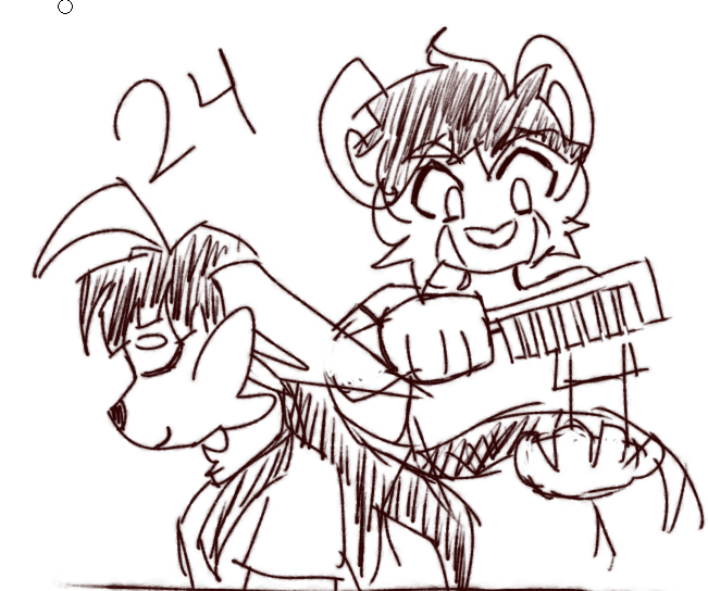 No dedicated birthday art this time. So have this sketch instead. I might polish it later