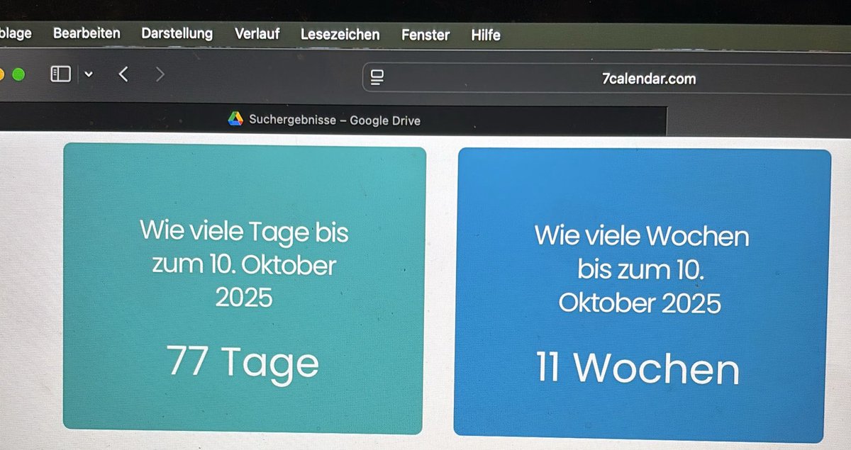 Markiert euch den 10.10.2025. In genau 77 Tagen, also in 11 Wochen, werde ich etwas in diese Welt bringen, an dem ich schon seit langem arbeite. Was es genau ist, erzähl ich euch an meinem 44. Geburtstag, also am 27. August 2025. 
So vieles jetzt schon mal vorab: 
Anfangs war es
