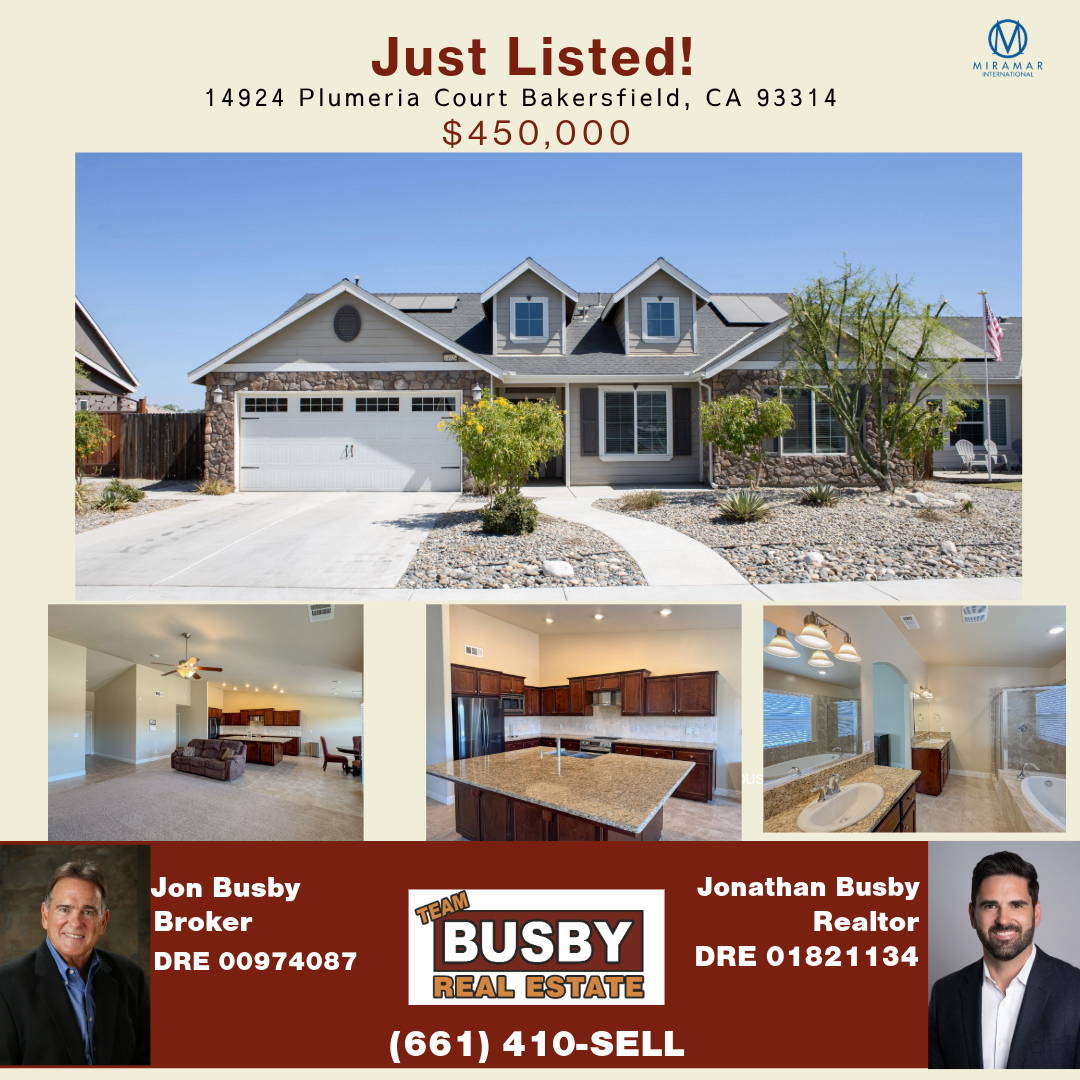 Teambusby1's tweet image. Jon Busby Broker DRE 00974087
Jonathan Busby DRE 01821134
Miramar International DRE 01866121
📞 Call 661-410-SELL

#JustListed #CharmingHome #RealEstate #OpenConceptLiving #HomeSweetHome #TeamBusby #ForSale #HouseGoals #DreamHome #NewListing