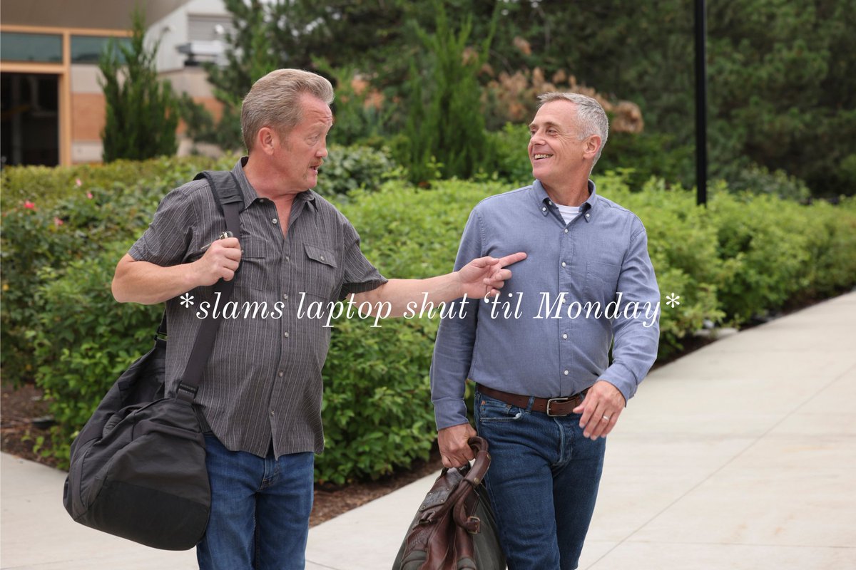 Clocking out for the weekend. ✌️