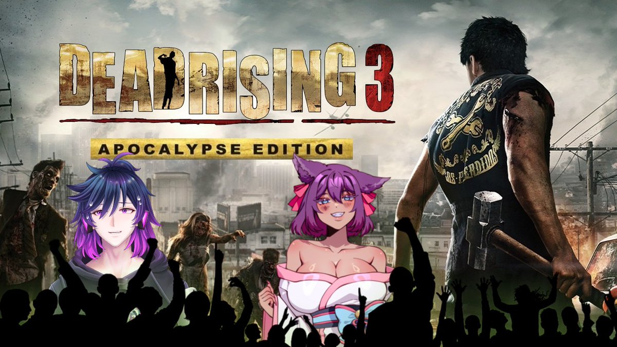 CyKeiVT's tweet image. 🟣𝗚𝗼𝗶𝗻𝗴 𝗟𝗶𝘃𝗲 in 30mins
More Zombie Slayyying in Dead Rising 3! w/@NakiVT
twitch.tv/cykeivt