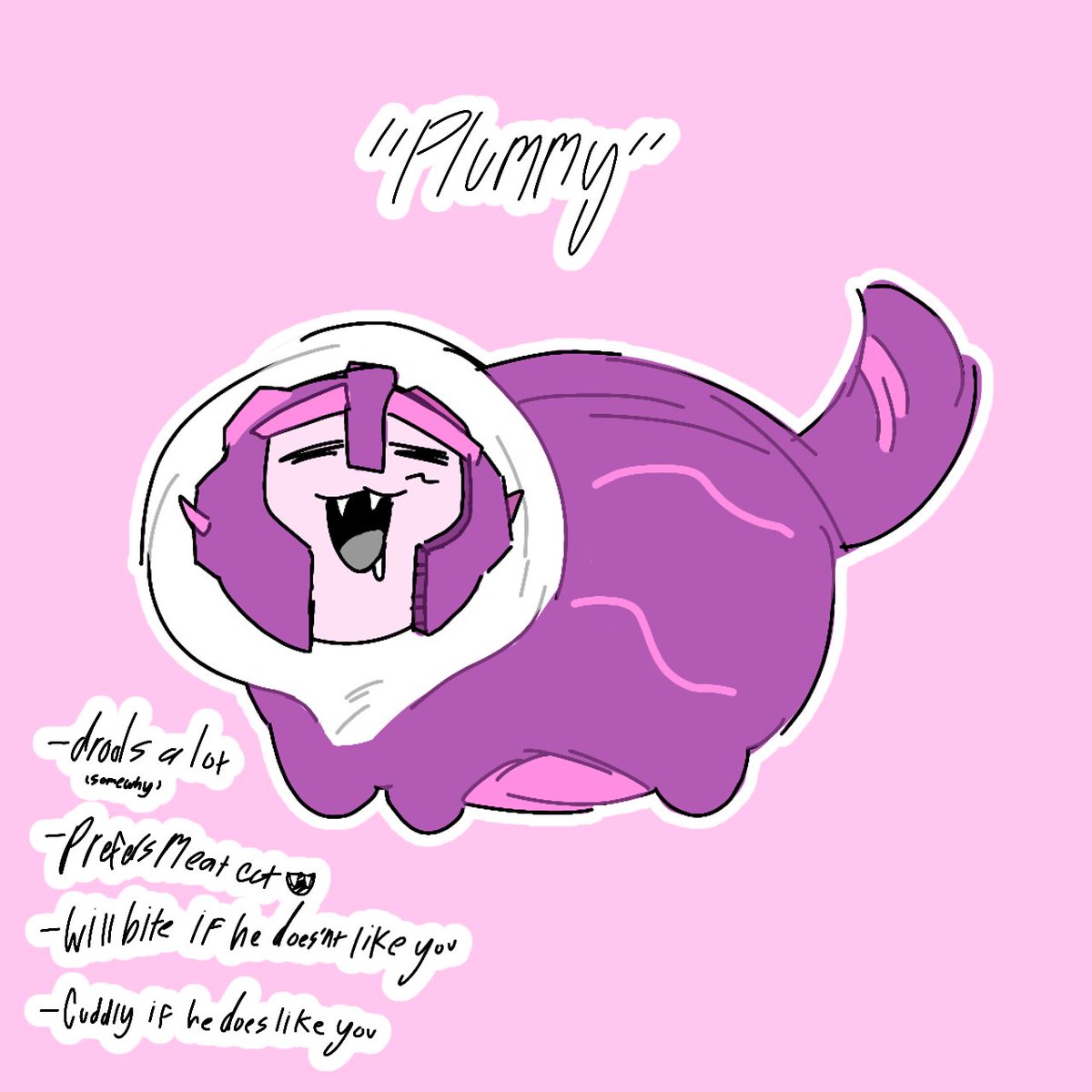 //ooc post, but ive decided to make a plum OC, no idea what i should name him.. hes just plummy:3 LOL #plumformers