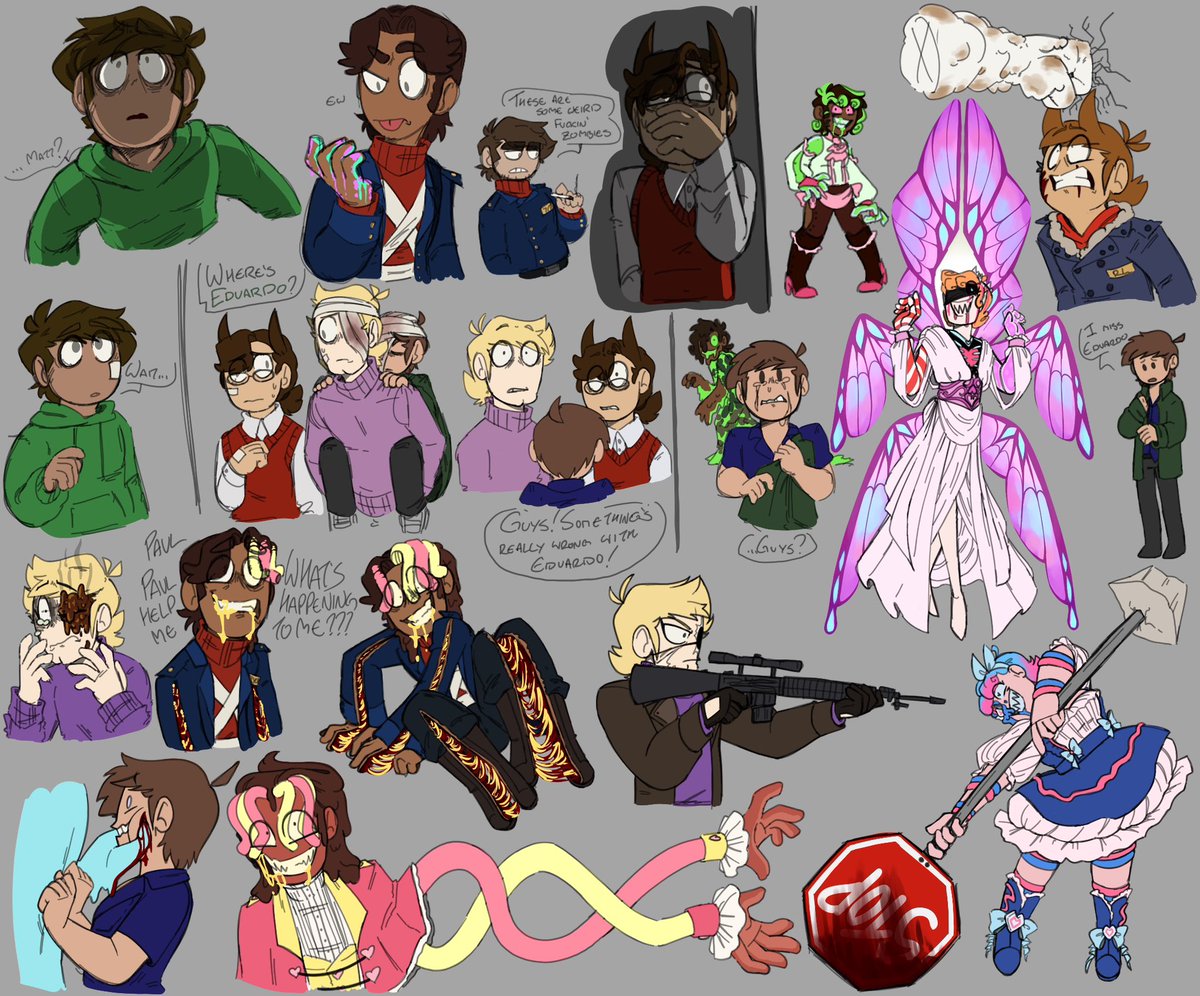 DemonEclipse06's tweet image. Ah, the candy apocalypse
What shenanigans shall they get up to today
#eddsworld #sugarysweetau