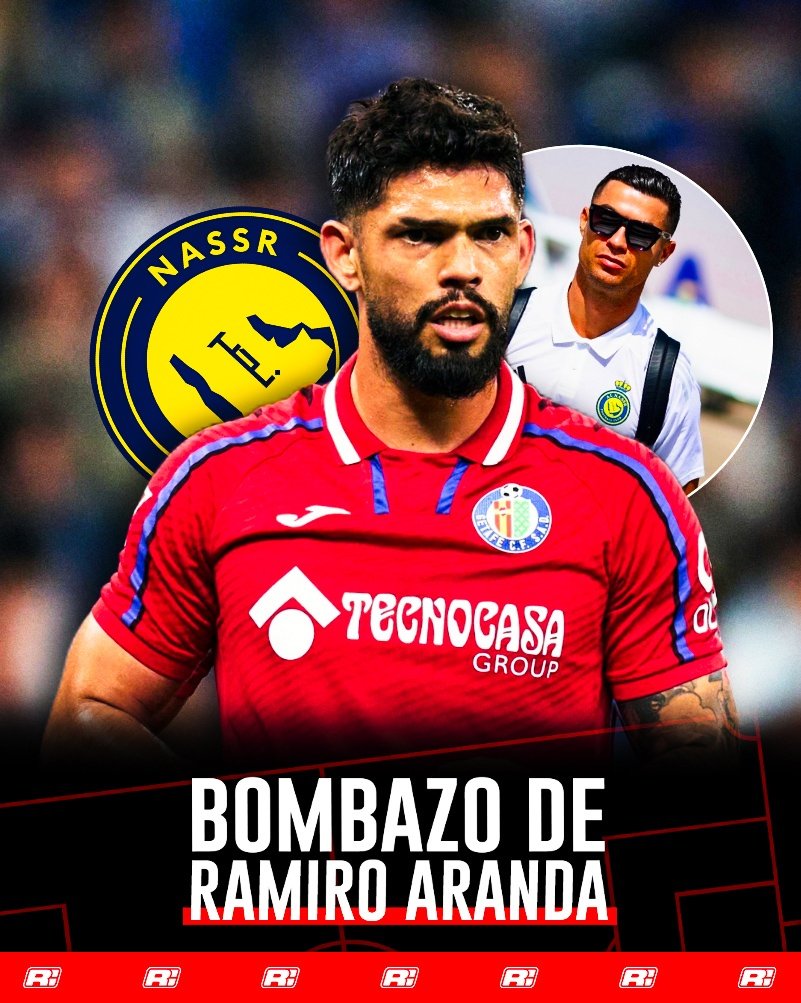 Ramirofutbolpy's tweet image. ¡BOMBAZO! 💣
🟡 El Al-Nassr de Cristiano Ronaldo, es el equipo árabe que quiere a Omar Alderete.
– La oferta está sobre la mesa para el club #Getafe, que necesita vender jugadores para generar caja.
⁉️¿Opiniones?
-#RamiroArandafutbolPy
📸 | #OmarAlderete
🗞 | @MatteMoretto.