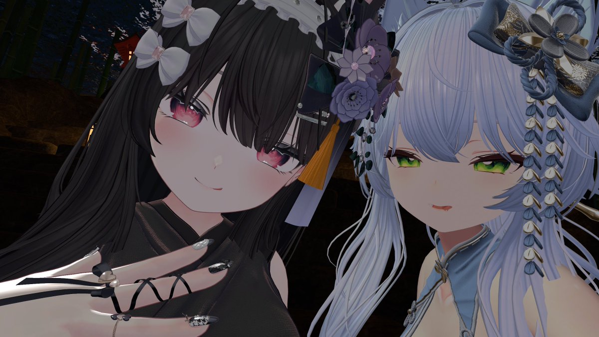 H_Zai9_VRC's tweet image. おはよー

←フレンド　私→