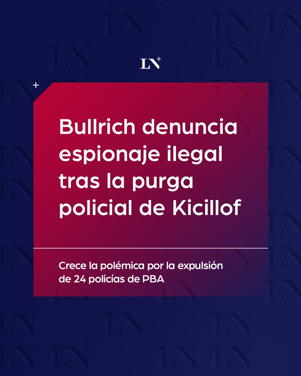lanacionmas's tweet image. 🔹 El Ministerio de Seguridad pidió investigar la filtración de chats entre Bondarenko, candidato de LLA en la Tercera Sección, y los policías expulsados por el gobernador Kicillof.
📌 En LN+