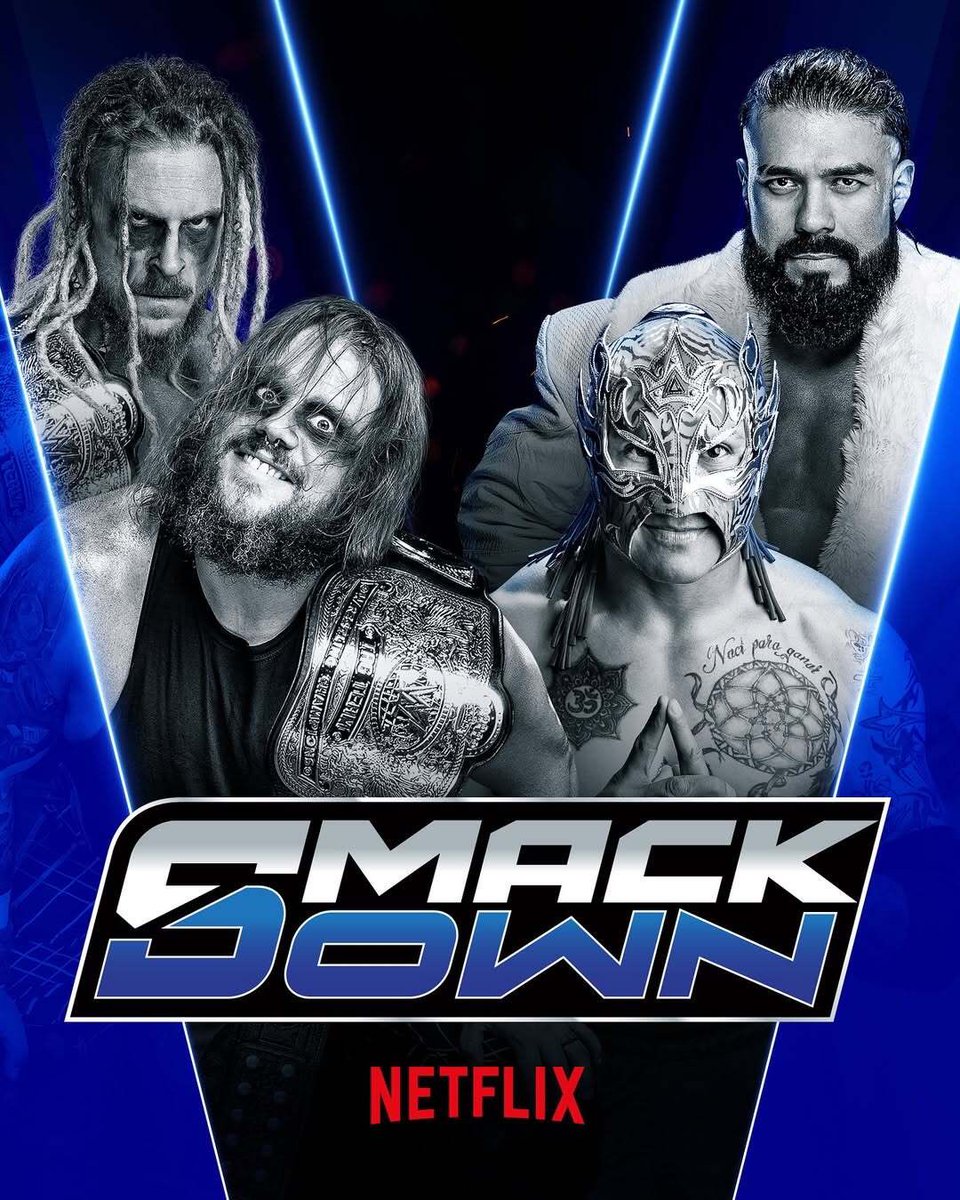 wweespanol's tweet image. No te pierdas #SmackDown en vivo por @netflixlat para México, España, Centro y Sudamérica 📺
