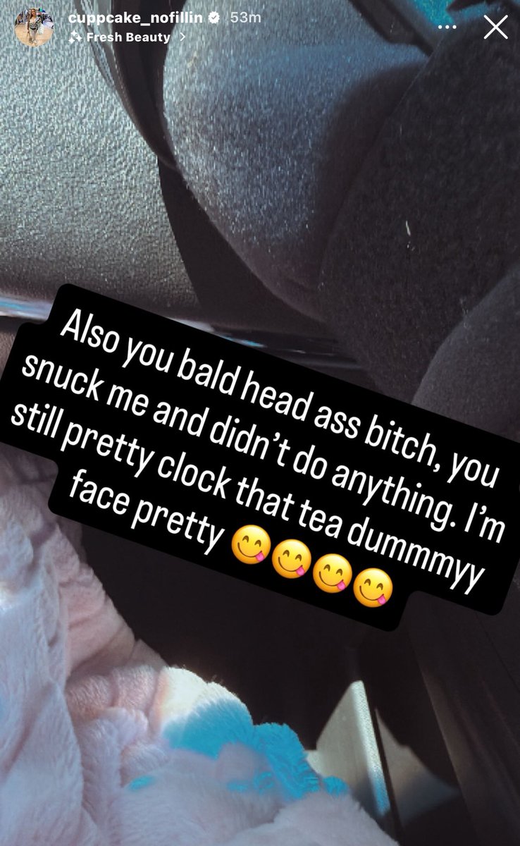 UpdatesOfZeus's tweet image. Cuppcake with words for Bahati after Bahati snuck her at the reunion 😳 #BaddiesGoneWildReunion #BaddiesGoneWild