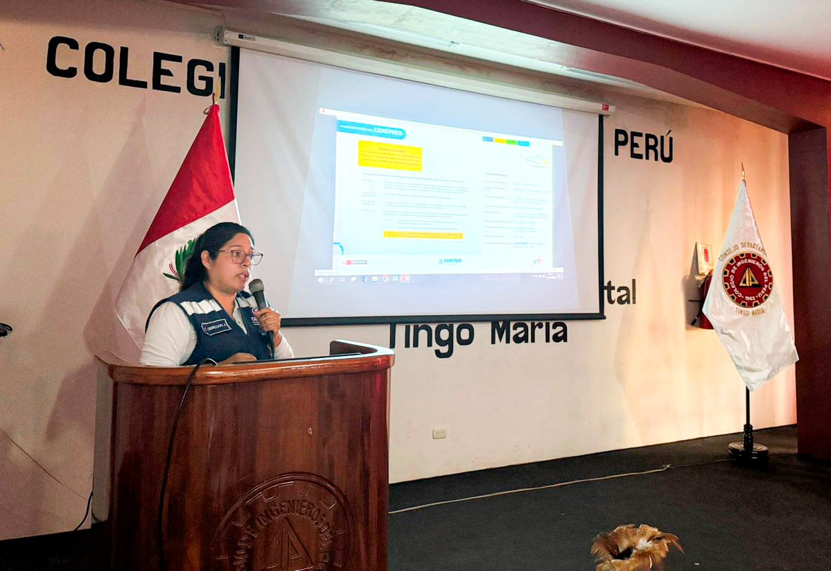 CENEPRED's tweet image. 📌Huánuco | El #CENEPRED presentó los resultados de la Evaluación de Riesgos por inundación fluvial en Tingo María, en el marco del Proyecto ENANDES.

📝Nota 👉 gob.pe/n/1215136

¡Prevención realizada, población asegurada!
#Prevención #GestiónDelRiesgo #CenepredPerú
