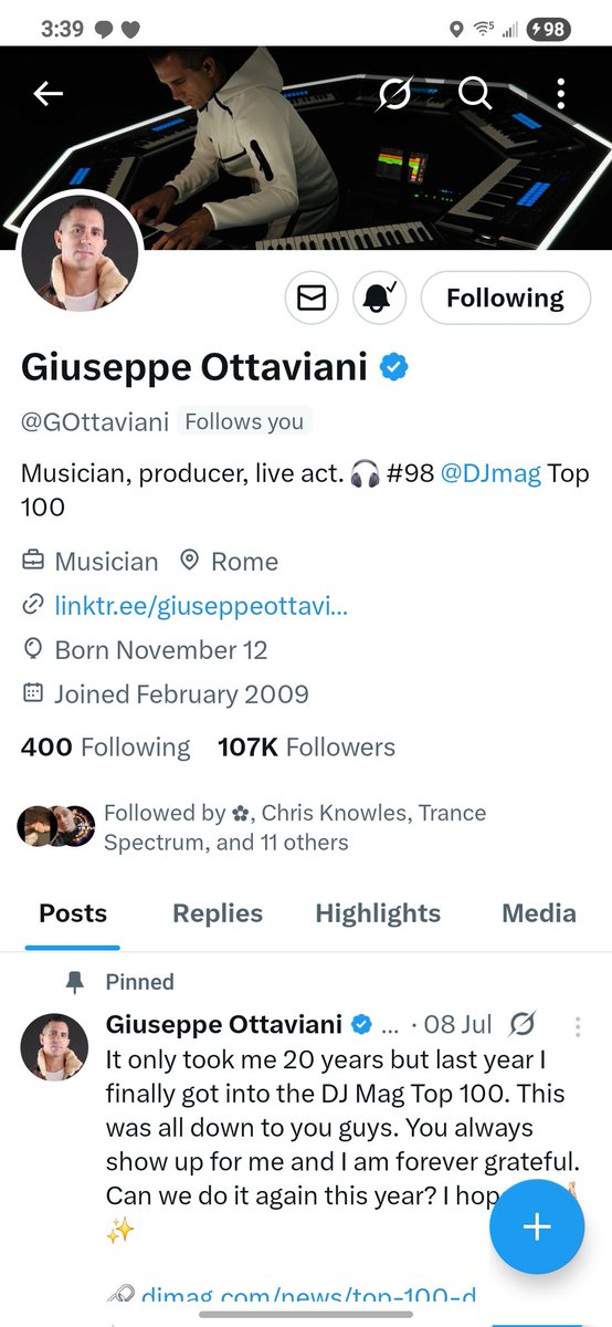 dclynick66's tweet image. I look incredibly forward to seeing you tomorrow night, @GOttaviani. I find it to be so very cool that one of my favorite Trance artists EVER follows me on this app. You inspire me! 馃憤 馃幎 馃挴