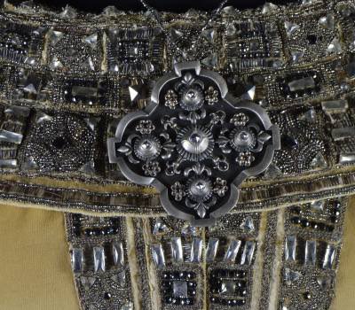 vintageminii's tweet image. details of greta garbo‘s two-piece period gown in queen christina (1933) designed by adrian