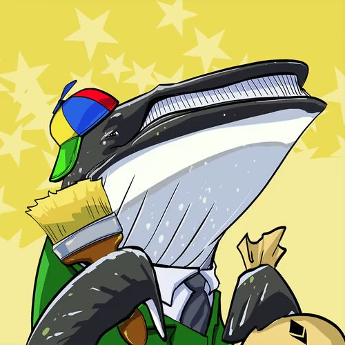 franalations23's tweet image. .@osf_rekt and @rektmando are killing it with $rekt as well as the corresponding NFTs. But did you know in 2021 their first NFT project was @DegenzLive ? Just picked up this grail whale from the collection for 0.06 🐋