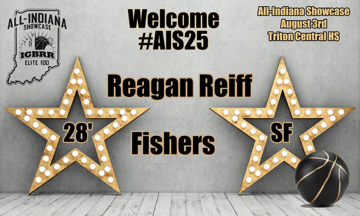 IGBRR Hoops (@coachbeckett) on Twitter photo Welcome 28' SF Reagan Reiff, Fishers, to the All-Indiana Showcase. #AIS25
<a href="/Ray_Ray2028/">Reagan Reiff</a>
August 3rd @ Triton Central HS IGBRR.COM Welcome 28' SF Reagan Reiff, Fishers, to the All-Indiana Showcase. #AIS25
<a href="/Ray_Ray2028/">Reagan Reiff</a>
August 3rd @ Triton Central HS IGBRR.COM