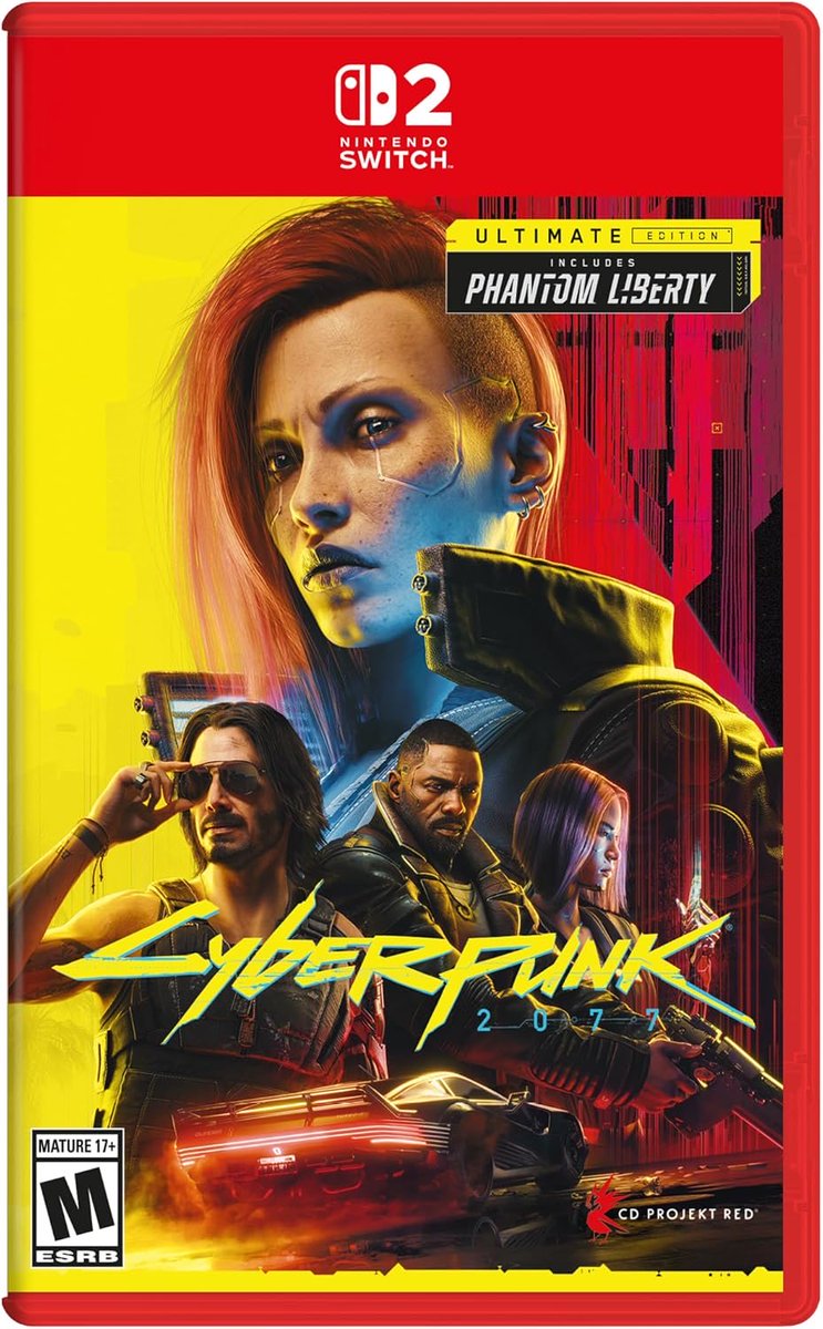 NINtheorist's tweet image. 🏷️ #Oferta de nuevo DISPONIBLE | Cyberpunk 2077 Ultimate Edition para Nintendo Switch 2 a $1,529.00 MXN, en amazon: ⤵️
amzn.to/4o32tsR #ad