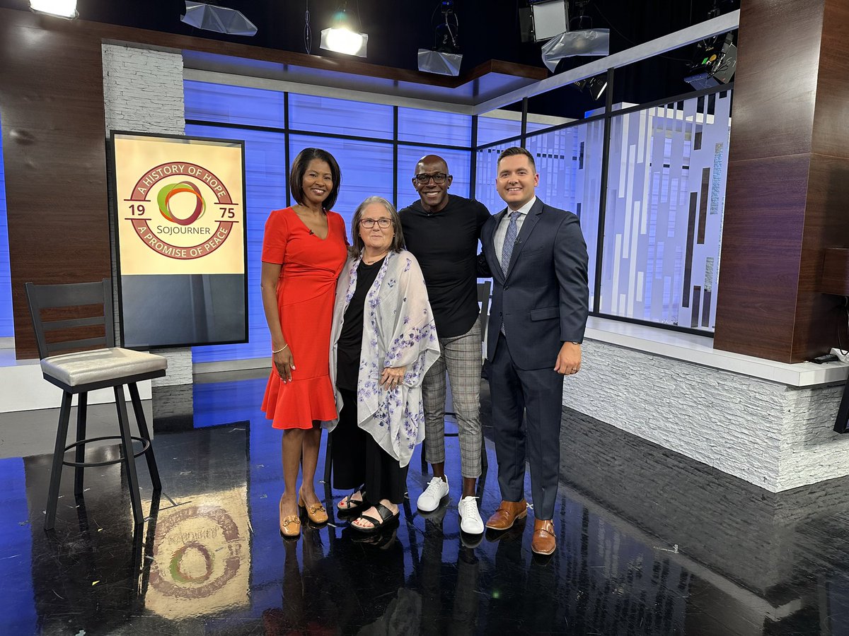 Sam Kraemer (@samkraemertv) on Twitter photo So great to have <a href="/SojournerMKE/">Sojourner Milwaukee</a>’s Carmen Pitre & <a href="/Donald_Driver80/">Donald Driver</a> in the <a href="/fox6now/">FOX6 News</a> studio to talk about their upcoming gala celebrating 50 years! They do so many incredible things.
And no one better than <a href="/kmpossiblemke/">Kim Murphy</a> to host that gala in September So great to have <a href="/SojournerMKE/">Sojourner Milwaukee</a>’s Carmen Pitre & <a href="/Donald_Driver80/">Donald Driver</a> in the <a href="/fox6now/">FOX6 News</a> studio to talk about their upcoming gala celebrating 50 years! They do so many incredible things.
And no one better than <a href="/kmpossiblemke/">Kim Murphy</a> to host that gala in September