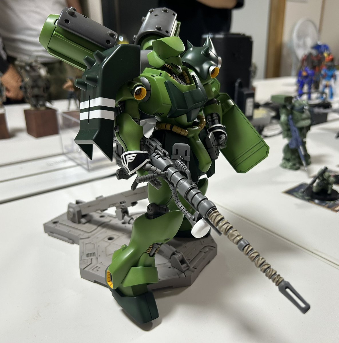 VINDOCq3jDku4E5's tweet image. 昨日の定例会で皆さんの力作にパワーを戴きました。秋の展示会に向けてメカコレ頑張ります😤

#狸模型会