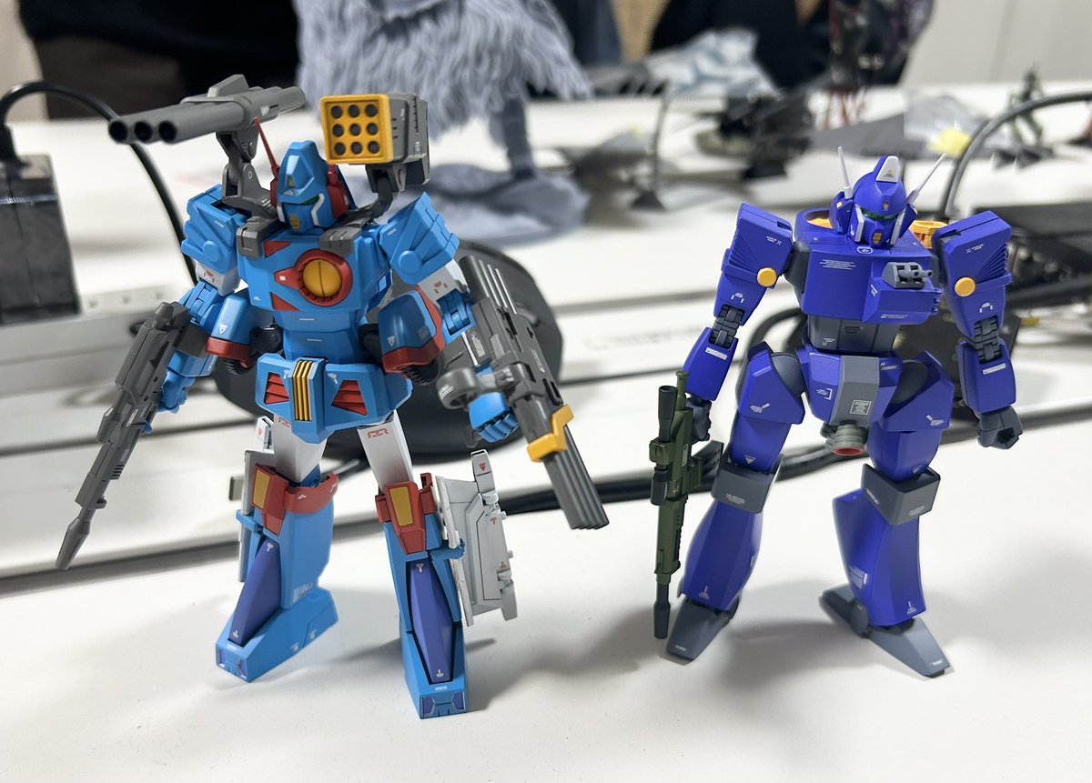 VINDOCq3jDku4E5's tweet image. 昨日の定例会で皆さんの力作にパワーを戴きました。秋の展示会に向けてメカコレ頑張ります😤

#狸模型会