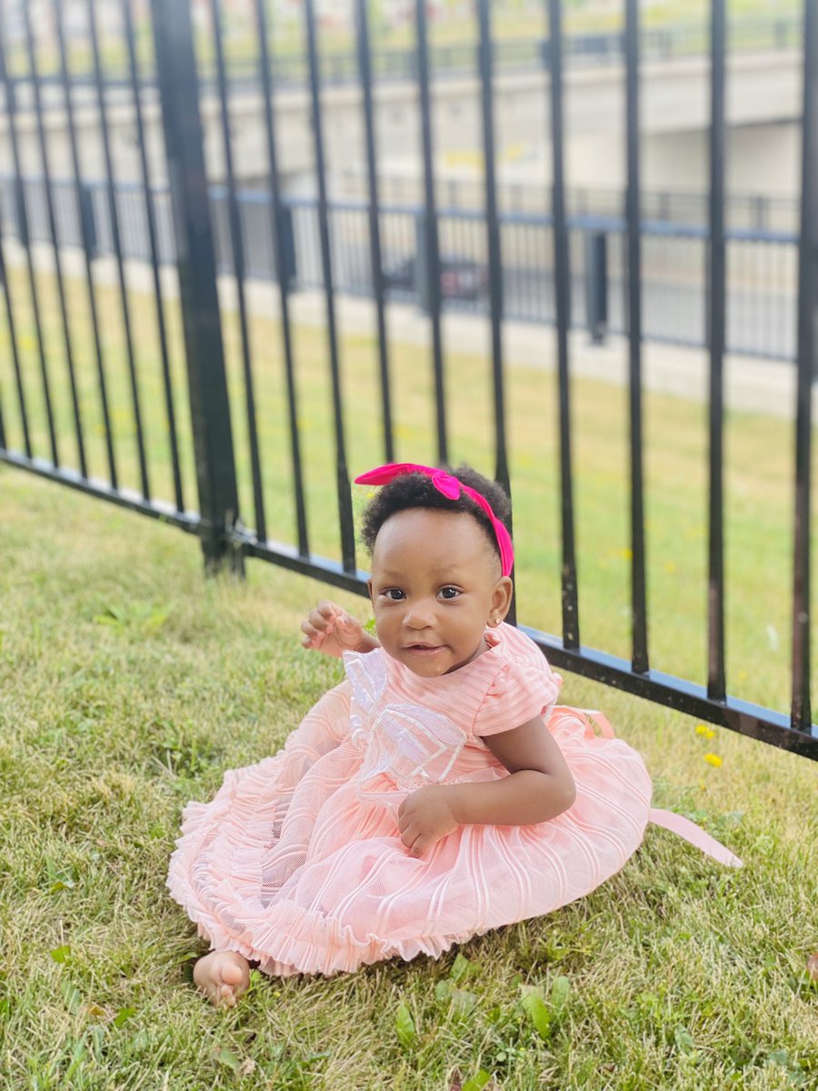 Themandemi's tweet image. Adekitan at 9 months.
