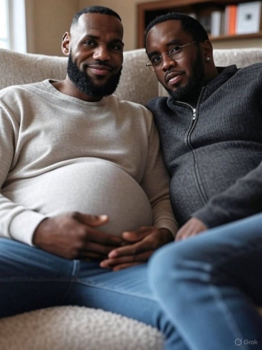 ArabianTrxnch3r's tweet image. That Diddy oil hit different, LeBron couldn’t resist!!
Dudes fucking LePregnant now