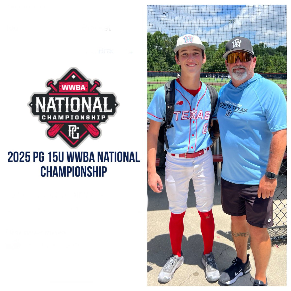 Blake Lyle - LHP 2029 (@blakelyle) on Twitter photo Big thanks to <a href="/W_Jackson_9/">Wade Jackson</a> and the whole Wow Factor Texas 2028 15u team for inviting me to the WWBA National Championship.
5IP, 4H, 1R, 5K
<a href="/j_jackson_27/">Jake Jackson</a> <a href="/WowFactor_DFW/">Wow Factor-North TX</a> <a href="/Baseball_WGHS/">Walnut Grove High School Baseball</a> Big thanks to <a href="/W_Jackson_9/">Wade Jackson</a> and the whole Wow Factor Texas 2028 15u team for inviting me to the WWBA National Championship.
5IP, 4H, 1R, 5K
<a href="/j_jackson_27/">Jake Jackson</a> <a href="/WowFactor_DFW/">Wow Factor-North TX</a> <a href="/Baseball_WGHS/">Walnut Grove High School Baseball</a>