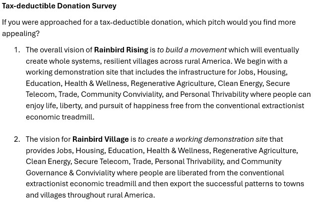 ColleenGDick's tweet image. All about Rural Revitalization! In support of our new Non-profit initiative we ask that you give us a quick opinion on this matter...