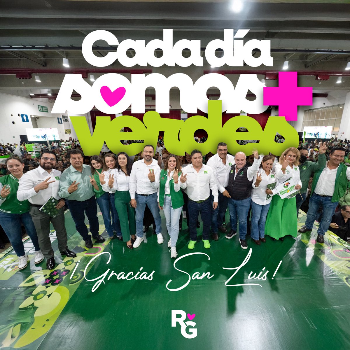 RuthGonzalezMx's tweet image. Cada día somos más los que creemos en este gran proyecto, en este equipo que trabaja con corazón y resultados.💚

¡Súmate al Verde, que aquí vamos por más! 🙌🏻
