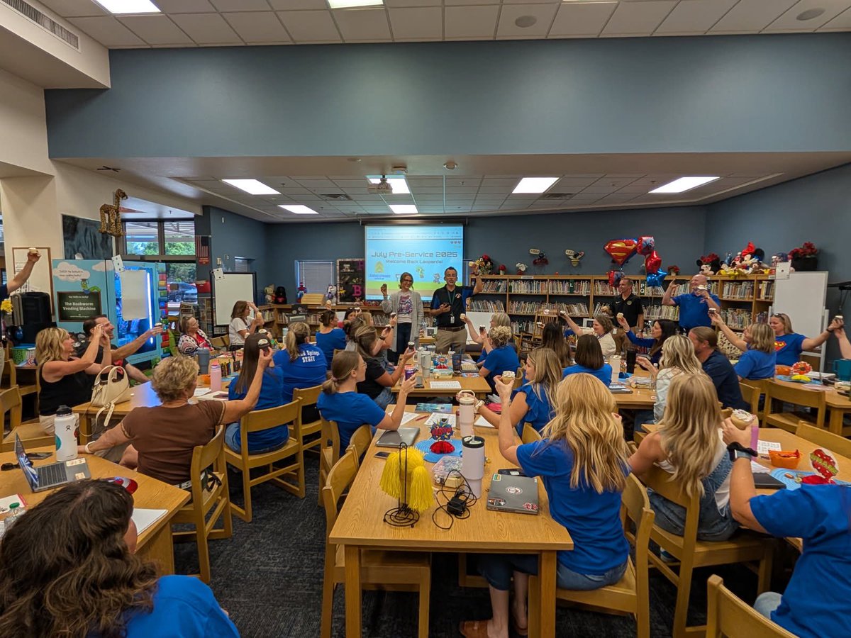 Today I had the privilege of “cupcake” toasting our 2025 Principal of the Year with her #extraordinary staff at Legend Springs! Congrats Nichole Basl!!! <a href="/LegendSprings/">Legend Springs</a> <a href="/DVUSD/">Deer Valley Unified School District</a> <a href="/tony_galietti/">Tony Galietti</a> <a href="/ptseunis/">Paula Tseunis, Ed.d</a> <a href="/jenna_moffitt/">Jenna</a>
