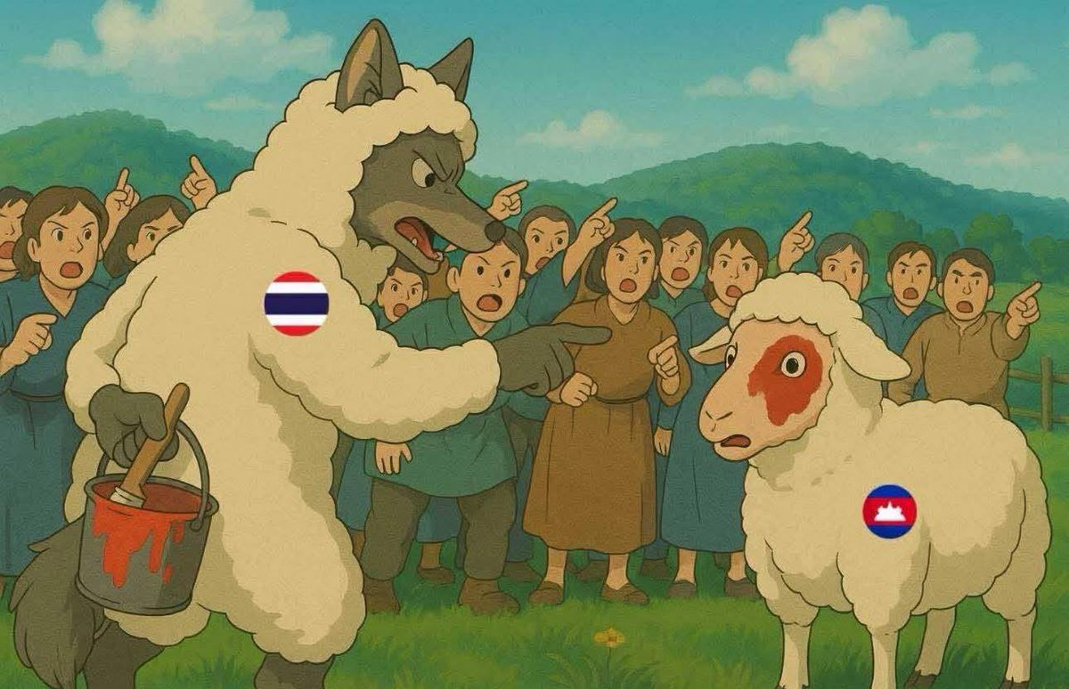 AnNa_Camarmy's tweet photo. Cambodia is a small country, poor and no modern weapons, no reason we start it first , We Cambodian no choice but to self defense .

#ThailandStartedTheWar 
#JusticeForCambodia https://t.co/OCbHp5Cy5z