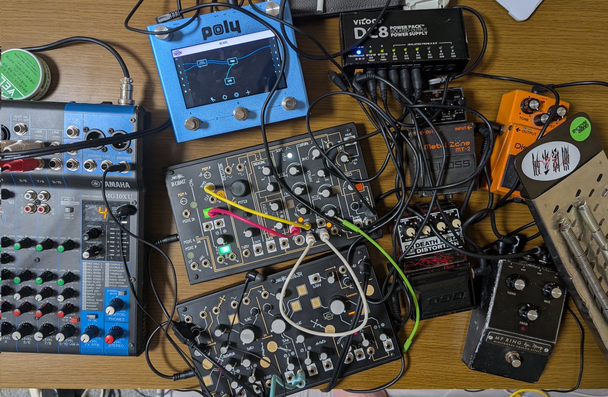 blind_d2000's tweet image. 朝までライブの機材迷ってたけどこれでいきます
