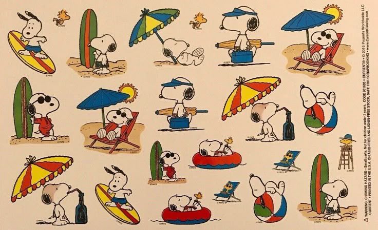 snoomfies's tweet image. Snoopy summer