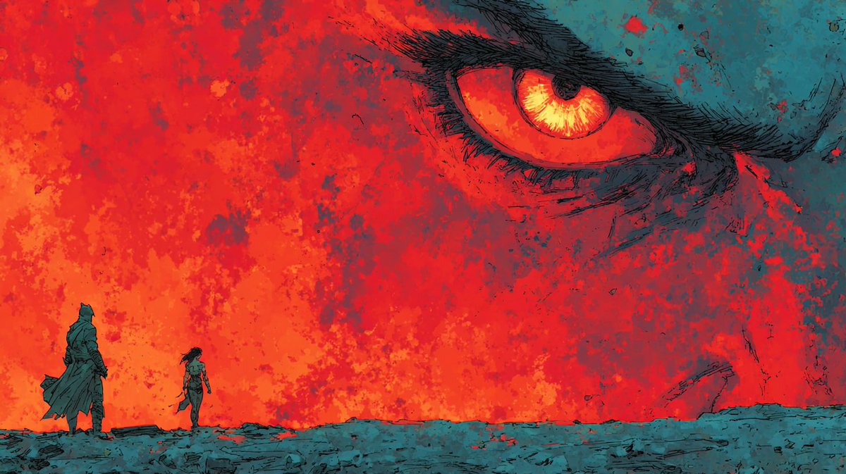 QT red stare 🔥👁️⚔️
They walked in knowing something was watching.