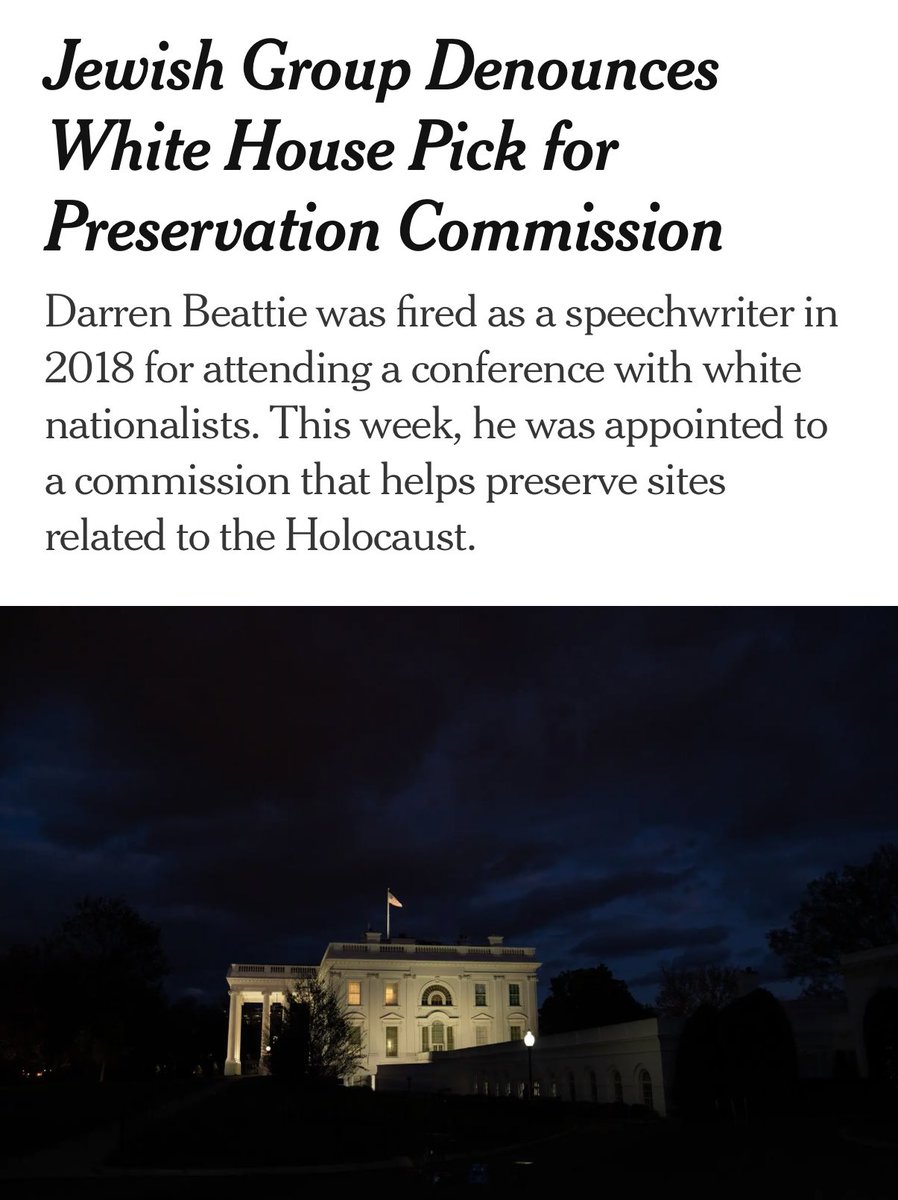 The guy fired from the first Trump White House for attending a racist conference…

…now being named to lead the US Institute of Peace