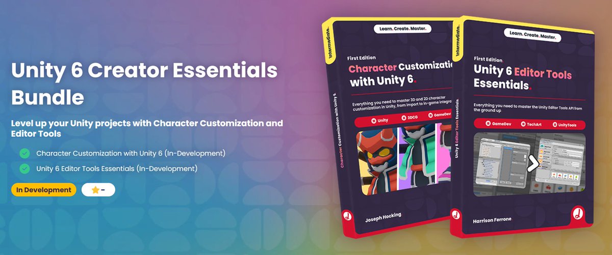 Interested in Character Customization and Tools in Unity? Grab our bundle, now 28% OFF!✨ jettelly.com/bundles/bundle…

#madewithunity #indiedev #gamedevs