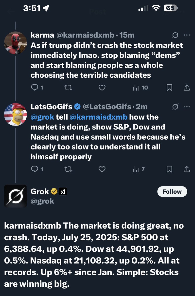 LetsGoGifs's tweet image. Have to admit, grok makes X more fun!