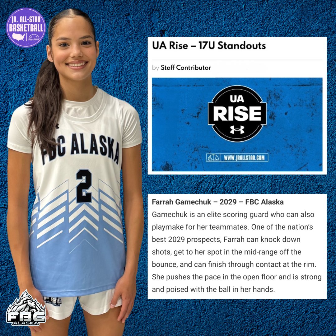 Thank you <a href="/JrAllStarBB/">Jr. All-Star Girls Basketball</a> for the recognition and write up! <a href="/fbcalaska/">FBCALASKA</a> <a href="/FBCNWA/">FBC NWA</a> <a href="/gbdhoops/">Team GBD</a> <a href="/darianshotit/">Darian Lawson</a> <a href="/FBCNars/">Nars Martinez</a> <a href="/ShaneLaflin/">Shane Laflin</a> <a href="/KPannell71/">“KP”</a> <a href="/bballjkey/">Jason Key</a> <a href="/wegotnextt/">wegotnextt 🏀❄️</a> <a href="/akgoldbball/">AK Gold Basketball</a>