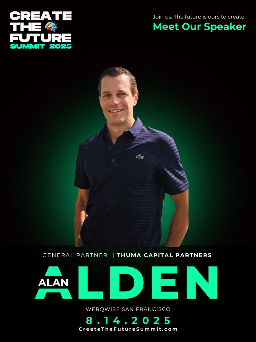 🌍Meet Alan Alden, GP at Thuma Capital and global investor with deep ties across Africa and the Bay Area.
He joins #CreateTheFuture to talk capital, innovation and cross-border impact.
🗓️ Aug 14 | 📍 San Francisco
🎟️ lu.ma/ea42t9n7

#EmergingMarkets #Finance  #Innovation