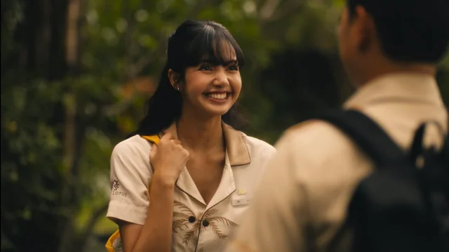whitelotusposts's tweet image. Mook smiling in The White Lotus&amp;gt;&amp;gt;&amp;gt;