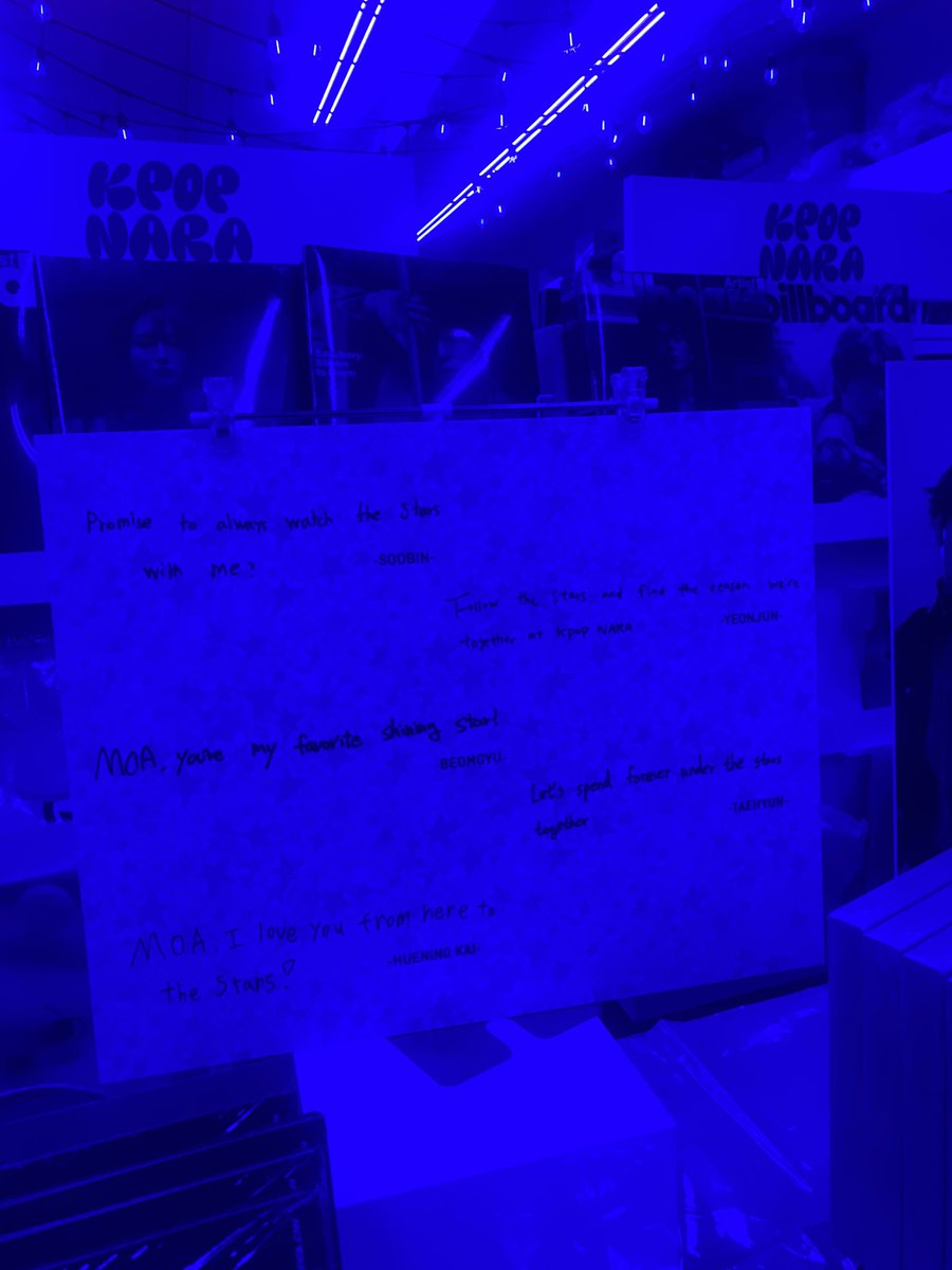 went to a txt cup sleeve event :3