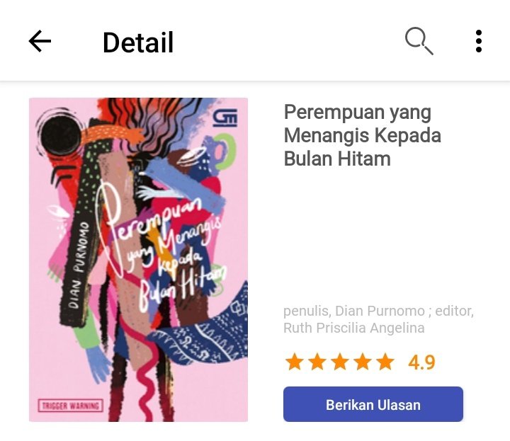 hogwie's tweet photo. Perempuan yang Menangis Kepada  Bulan Hitam 
By Dian Purnomo

26/07/2025 https://t.co/cEHFNFlxHx