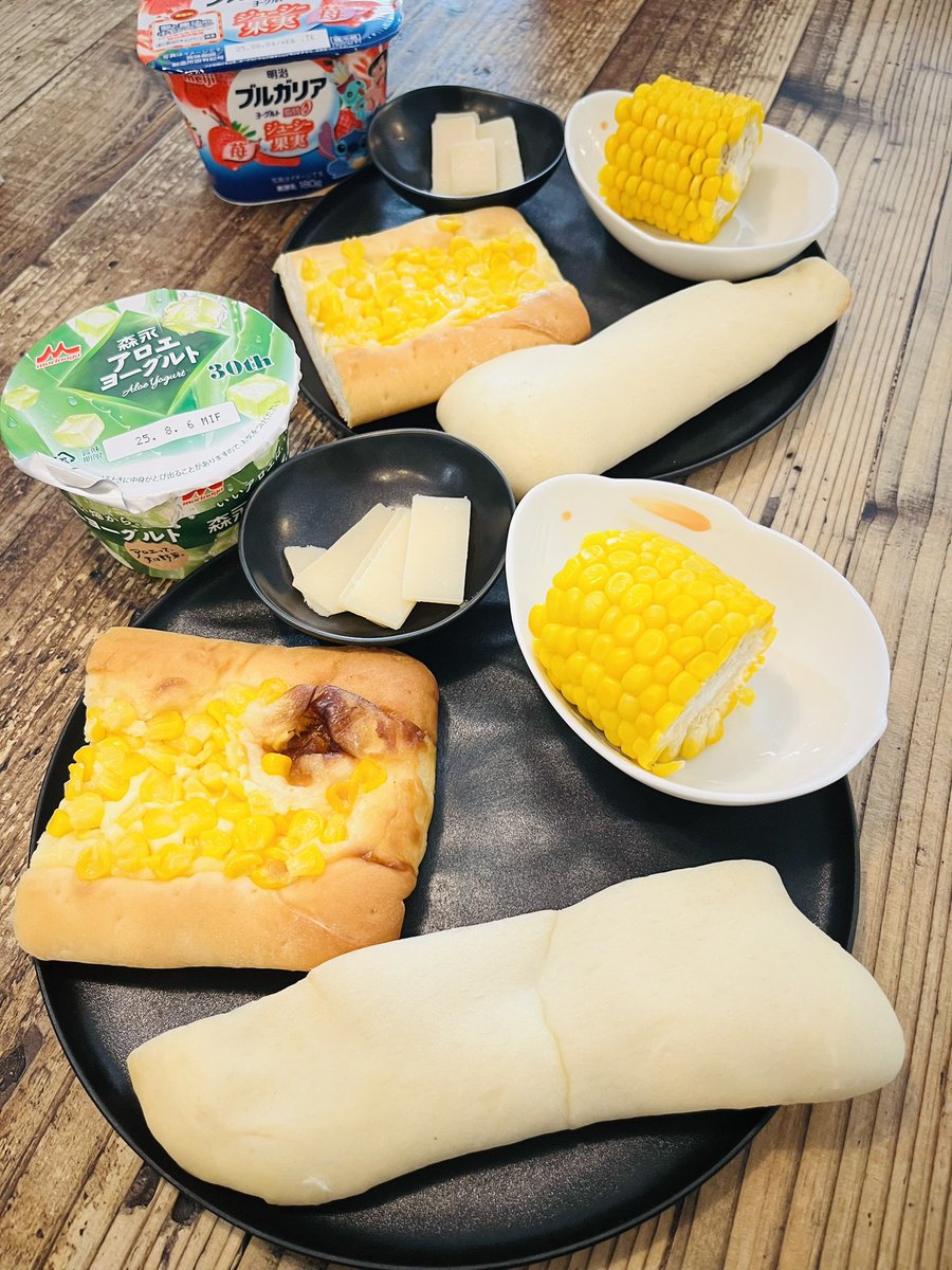 子供達の朝ごはん🥞