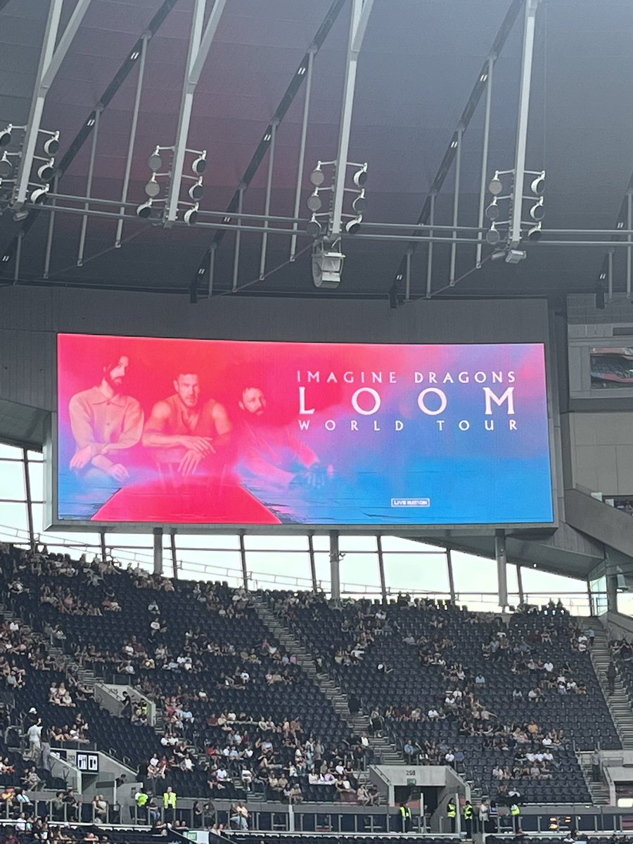 Imagine Dragons in London tonight. My YA playlist and they were amazing! #imaginedragons